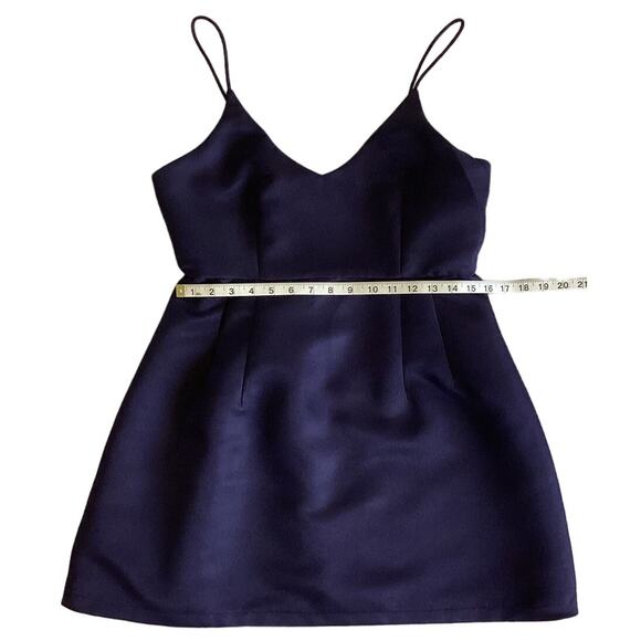 L'Atiste by Amy Strappy Fit & Flare Cocktail Party Dress Womens Blue L - Picture 6 of 13